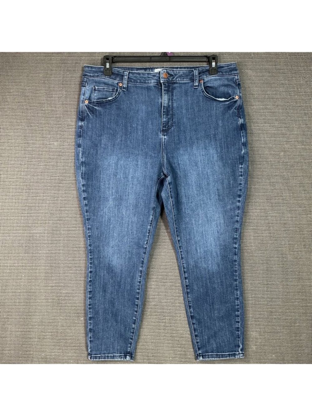 Sonoma Goods For Life High Rise Skinny Jeans Size 18S Blue Denim Stretch Blend